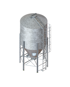 Silo 2.75m 3 rings 6 legs 21.80m3 BDBR